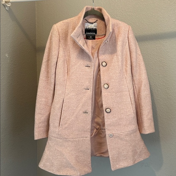 Kensie Jackets & Blazers - Kensie Women's Light Pink Trench Coat XS